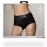 Ouch! Culotte vibrante Strap-On Brief Noire